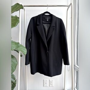 FOREVER 21 | Boyfriend Blazer Black Oversized M
